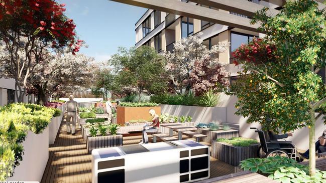 Plans for the four 8-storey towers and one at five storeys in height with 321 apartments were lodged by Austino Epping 2 Pty Ltd.