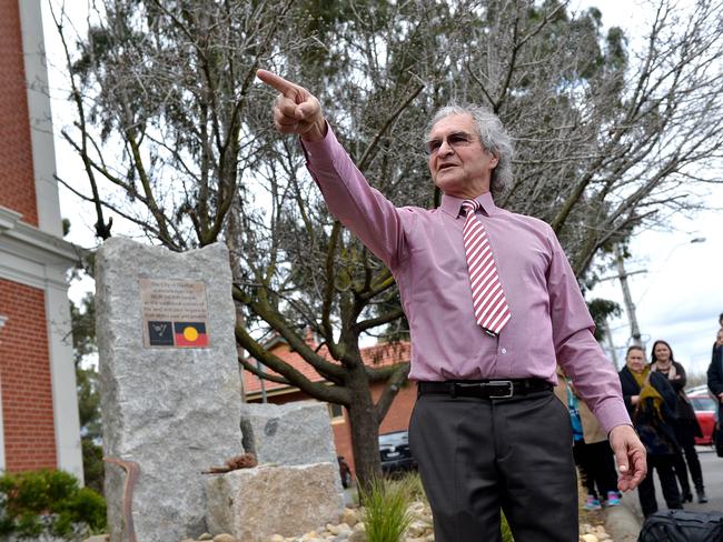 Darebin did not seek the opinion of Wurundjeri elder Ian Hunter, who performs indigenous ceremonies for the council. Picture: Adam Elwood