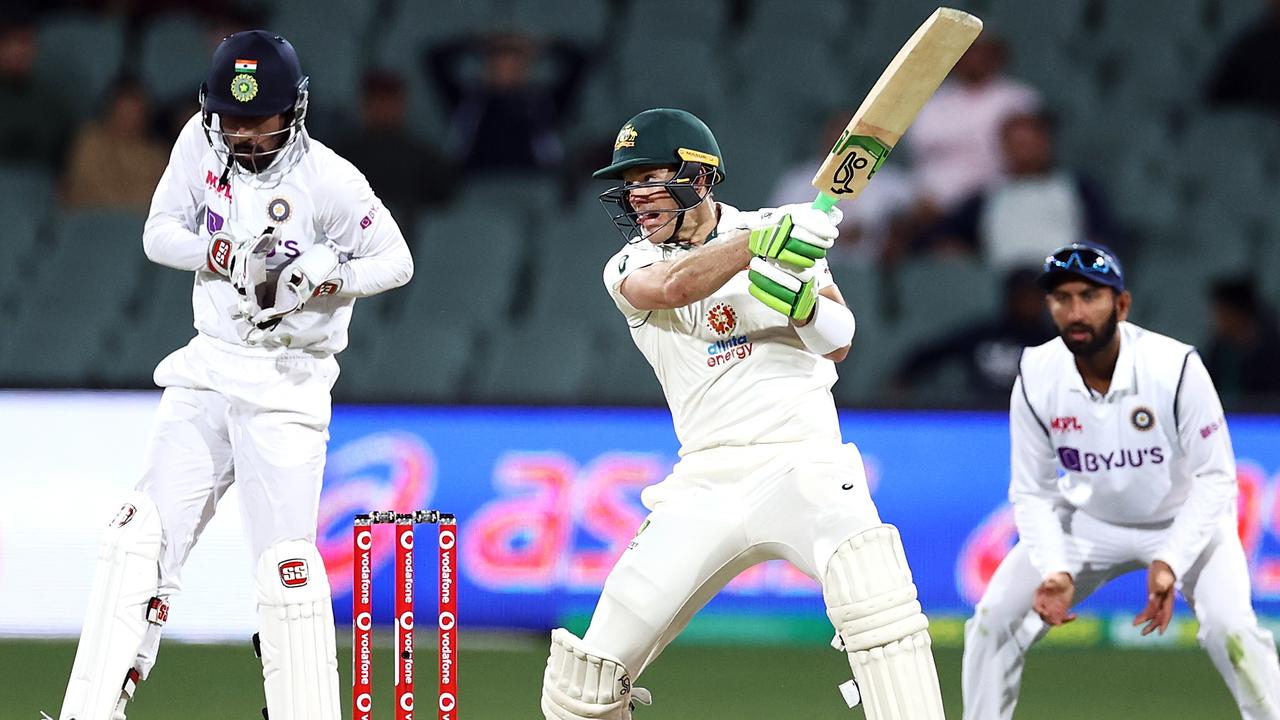 Tim Paine received man of the match for the Adelaide test, thanks partly to his match-saving first innings score of 73*. Picture: Getty Images.