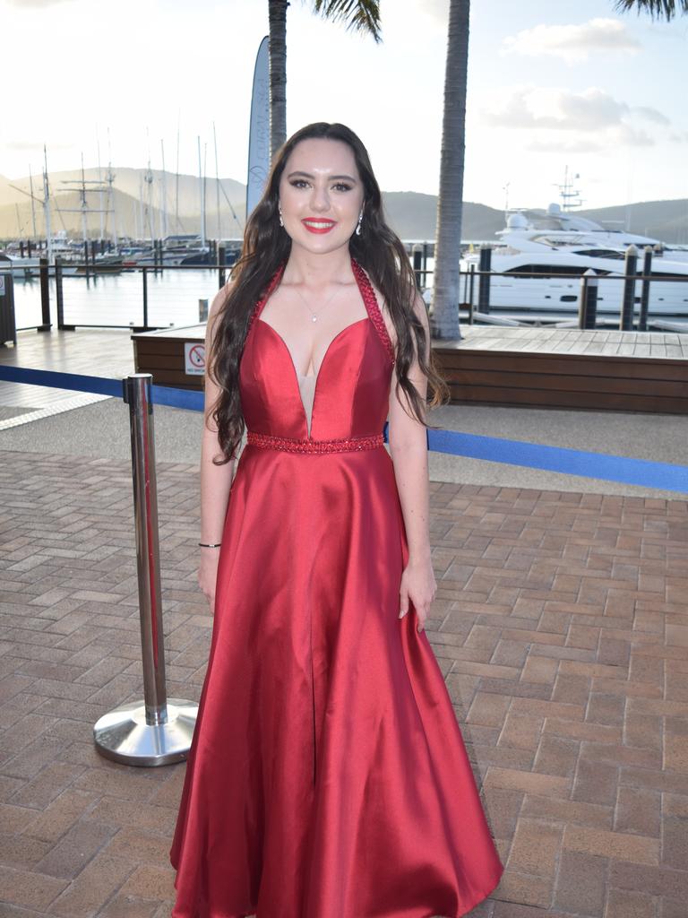 Brylee Jensen at the 2020 St Catherine's Catholic College formal. Photo: Elyse Wurm