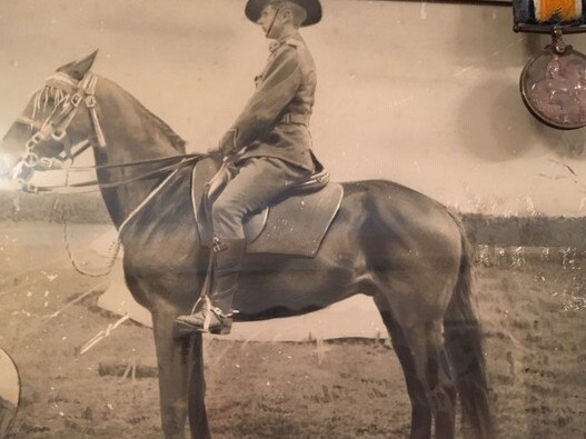 Cheryl Lopresti and Janet Saxberg shared this photograph of their grandfather Charles Leonard McDonald who was part of the Light Horse Brigade during World War 1.