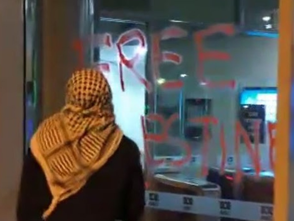 ‘Censorship’: Pro-Palestine activists vandalise ABC office