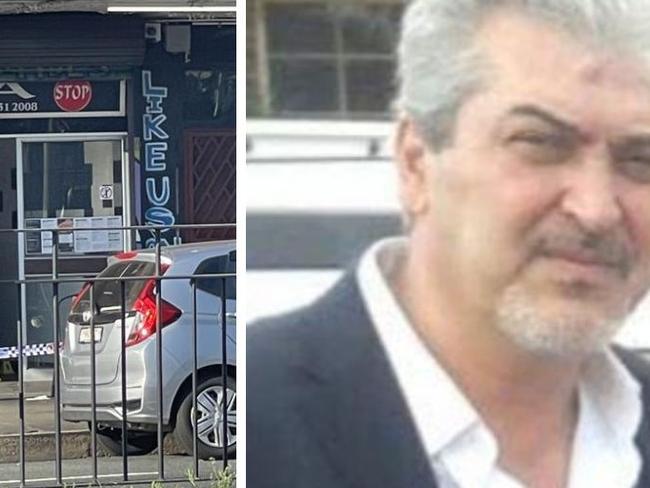 The man fatally stabbed at a pizza shop n Sydney's west has been identified as Sonmez Alagoz.