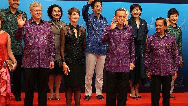 Tony Abbott in Bali, APEC