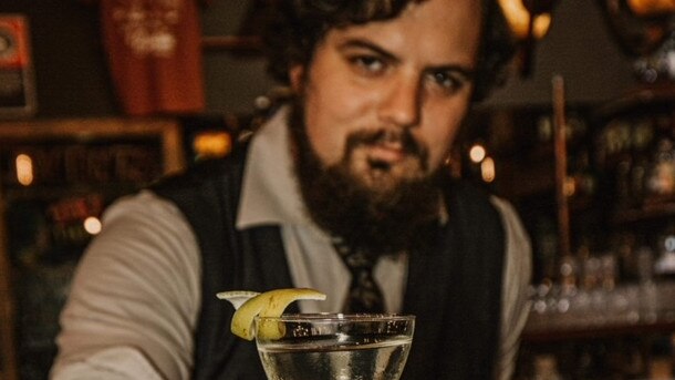 Kingston has been bartending for half a decade. Picture: supplied