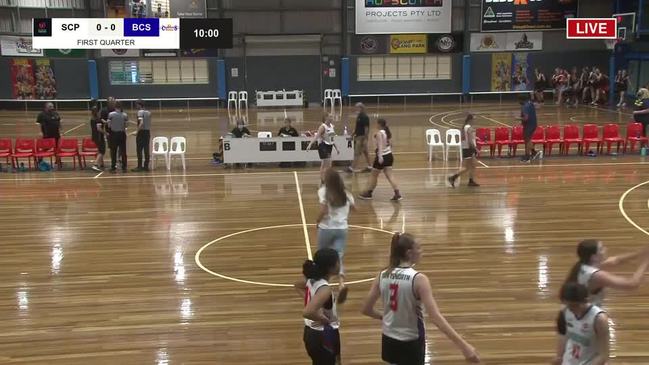 REPLAY Queensland Basketball U16 State Championships -  Girls - Div 2 Semi Final -  Brisbane Capitals Silver vs Sunshine Coast Phoenix