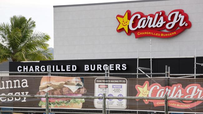 The finishing touches are being put on the new burger joint. Picture: Sue Graham