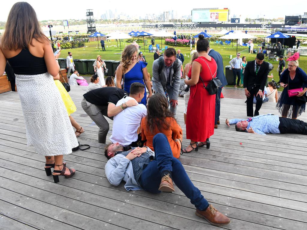 No time like the present for a power nap. Picture: AAP Image/James Ross