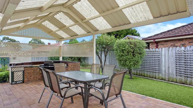 Entertain in style with this undercover alfresco area.