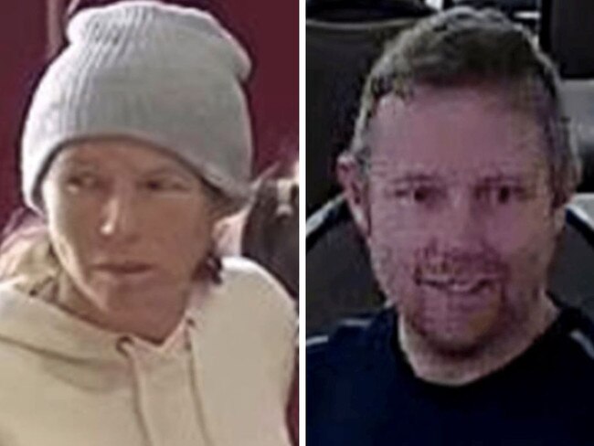 Police have released the images of two people they beleive can help with their inquiries. Picture: Victoria Police.