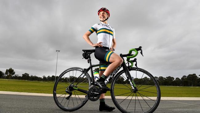 Australian para-cyclist Meg Lemon. Picture: Tricia Watkinson