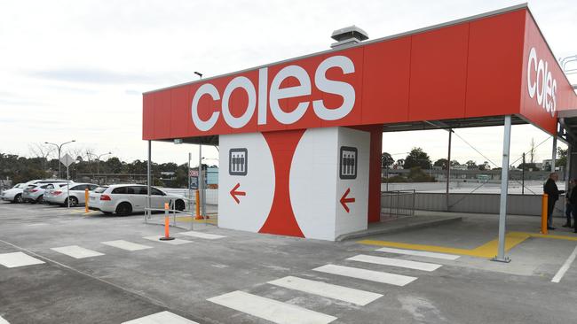 The exterior of the new lift that has opened as part of a major redesign of the mall’s multi-level carpark. Picture: James Ross.