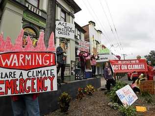 Emu Park residents claims man-made climate change is 'fake news'. Picture: Marc Stapelberg