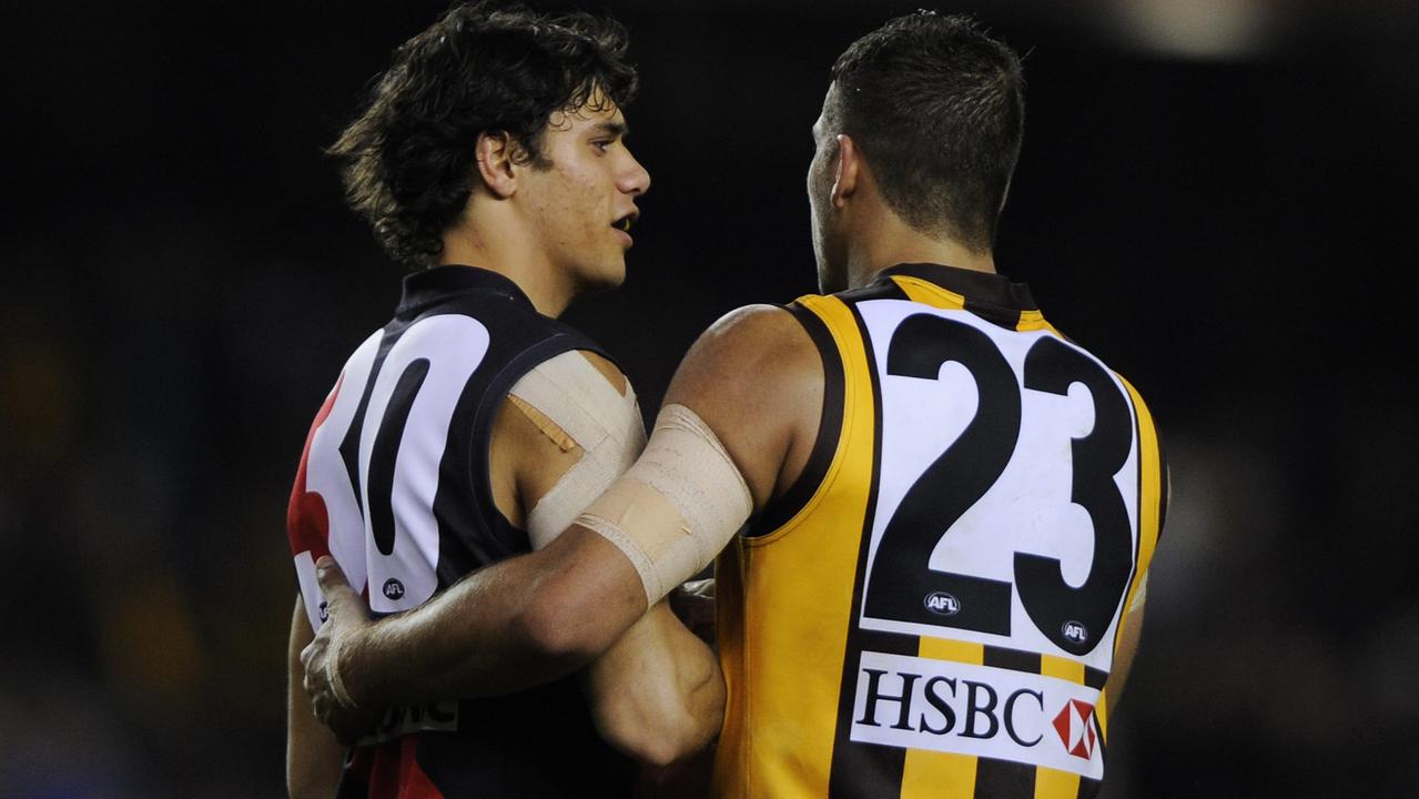 Lance Franklin ensured Paddy Ryder didn’t spend too much more time as a defender.