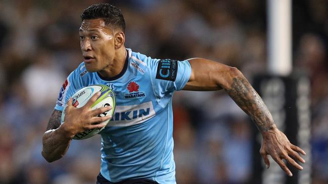 Israel Folau has been stood down by the Waratahs. Picture: AAP 