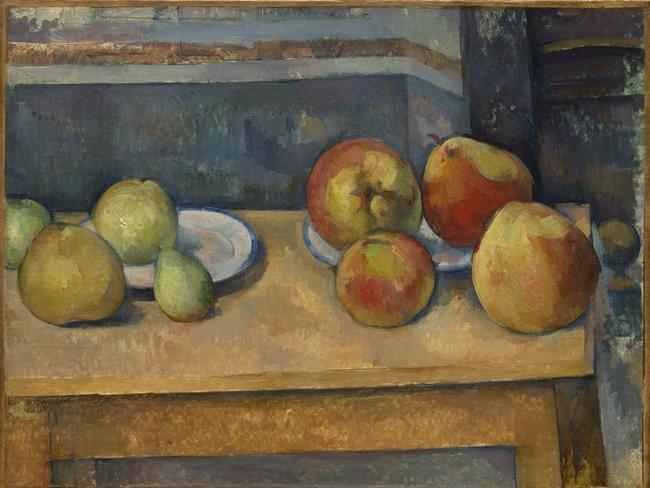 Paul Cezanne’s Still Life with Apples and Pears.