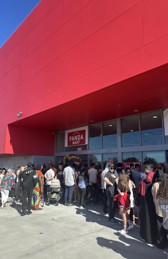 Panda Mart, which first opened in South Africa a decade ago, opened in Cranbourne, Melbourne last week. Picture: Reddit