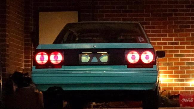 Milad Madi’s green Nissan Skyline before it was impounded for the second time