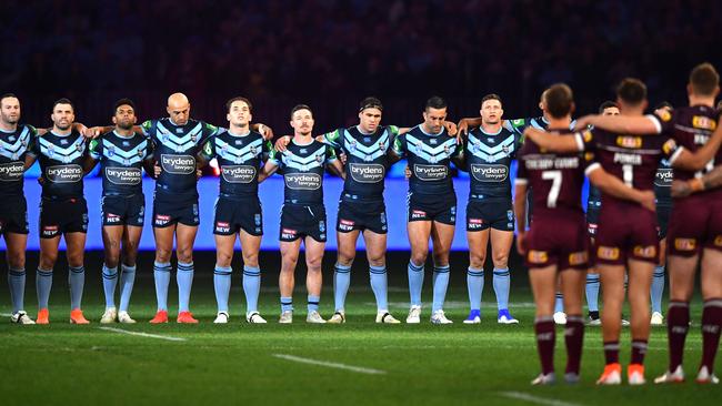 QRL chairman Bruce Hatcher has backed the NRL’s move to ban the national anthem at State of Origin.