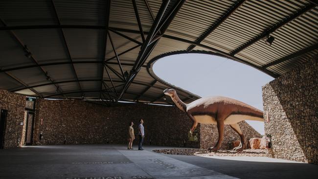 Brian Hooper was the architect behind the Muttaburrasaurus Interpretation Centre.