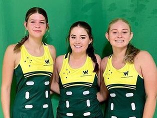 Shaylah Pershouse was joined by Kacee Ziegeler and Tenille Cotteron a netball tour of the UK and France earlier this year. The pair were afforded the opportunity to test themselves against Europe's best and learnt from a variety of coaches. Picture: Mackay Netball Association Facebook.