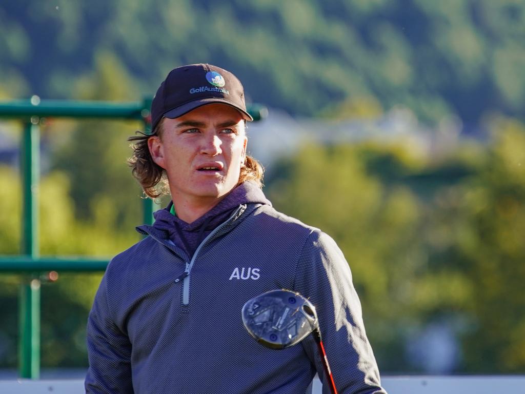 Stubbs had a reconnaissance trip to Augusta in February. Picture: Supplied PGA of Australia