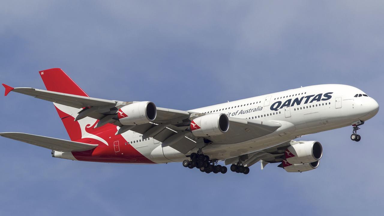 Airbus A380 VH-OQE operated by Qantas airways