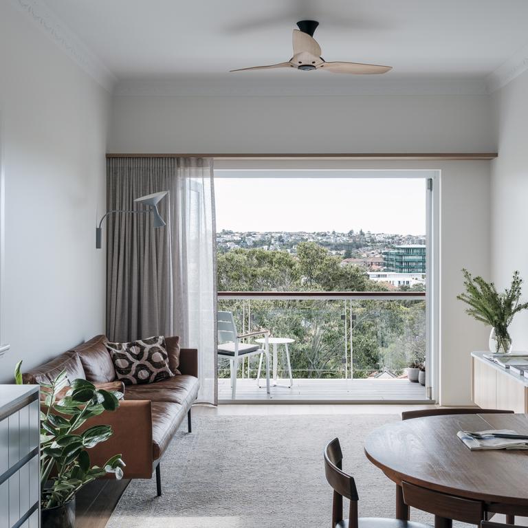 The renovated apartment which looks out over Bondi was designed by architect Davin Turner. Photos: Tom Ferguson