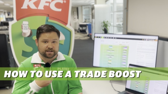 How to use a Trade Boost in KFC SuperCoach NRL