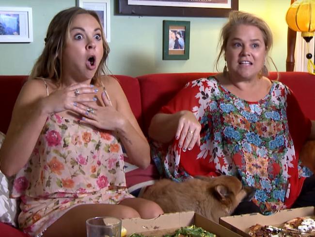Angie and Yvie from Gogglebox. Picture: YouTube