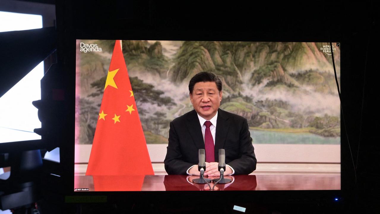 Chinese President Xi Jinping made the call while addressing the WEF Davos Agenda virtual sessions on January 17, 2022. Picture: Fabrice Coffrini / AFP