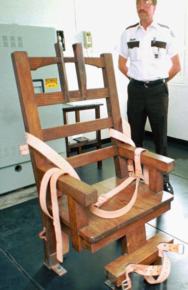 Russell/James was sentenced to death in Florida’s electric chair, ‘Old Sparky’ in Starke, which is now disused.