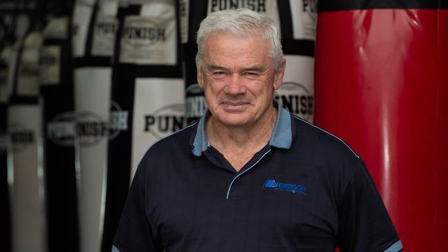 Bulldogs director Chris Anderson poses for a photo at Bodypunch boxing gym in Prestons Wednesday February 20 2019. (Image / Monique Harmer)