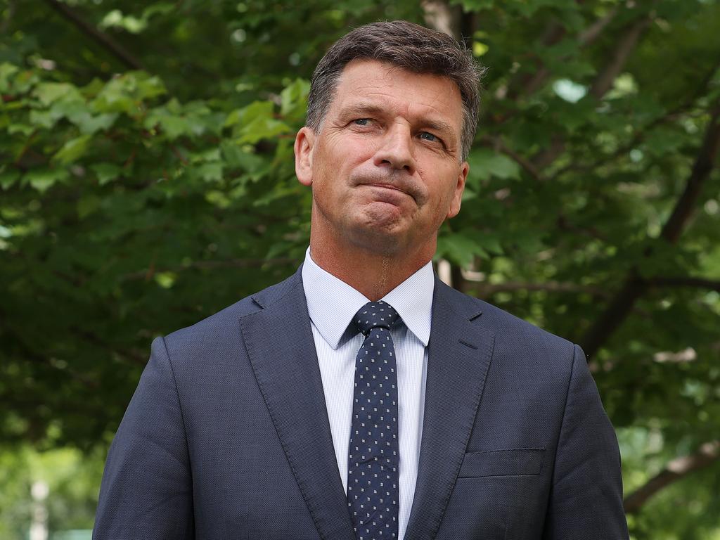 Energy Minister Angus Taylor says Australia will “meet and beats” its 2020 greenhouse gas emissions reduction targets. Picture: NCA NewsWire / Gary Ramage Picture: NCA NewsWire / Gary Ramage