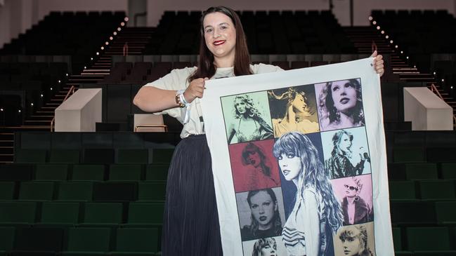 Kate Pattison at the Capitol Theatre which will stage the ‘fanposium’. Picture: RMIT