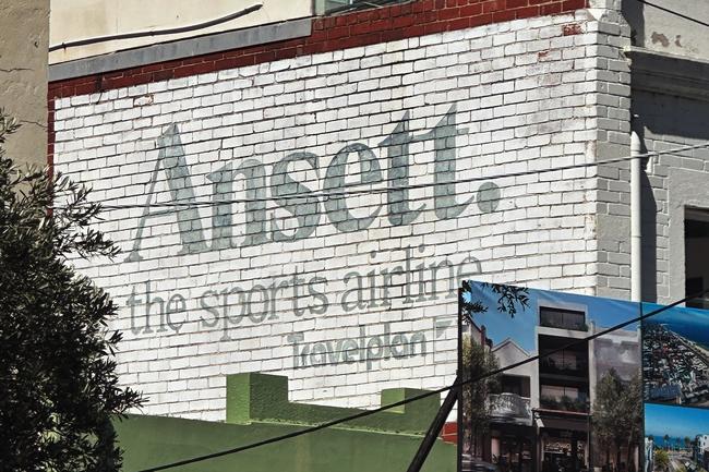 Ansett sign, Albert Park.