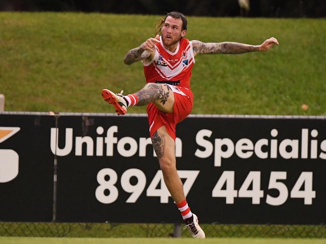 Waratah recruit Jayden Magro starred on his NTFL debut. Picture: Felicity Elliott AFLNT Media