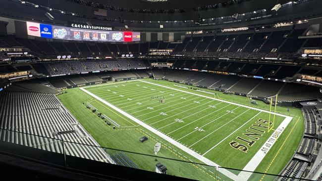 There's no such thing as a bad seat at the Superdome. Photo: Andrew McMurtry