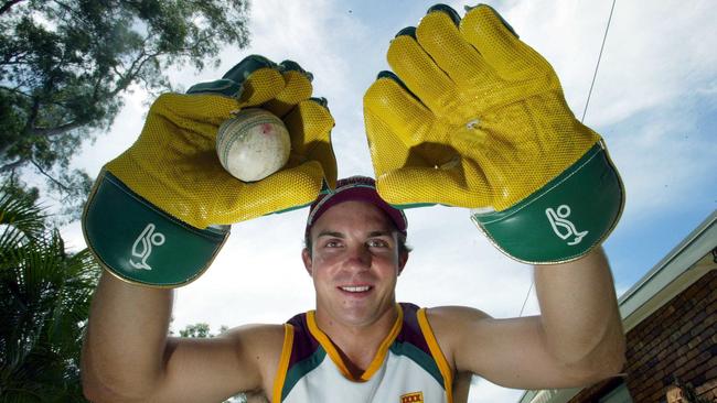 Brisbane Boys College old boy Chris Hartley in 2004. PicGlenn/Barnes