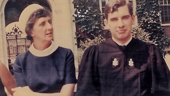 Margaret Whitlam at son Nicholas's graduation from Harvard, 1967.