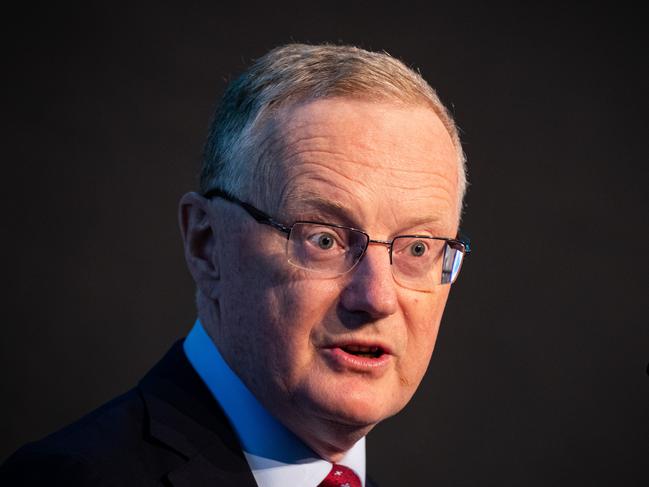 SYDNEY, AUSTRALIA - NCA NewsWire Photos - DECEMBER 14, 2022: Reserve Bank governor Philip Lowe gives a keynote address at the 2022 AusPayNet Annual Summit in Sydney. Picture: NCA NewsWire / Christian Gilles