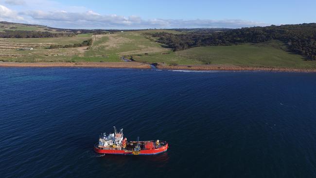 Kangaroo Island Plantation Timbers is planning a deepwater port at Smith Bay, on the island. Picture: Supplied