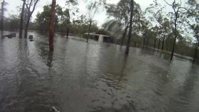 Chopper rescues flood-stricken families