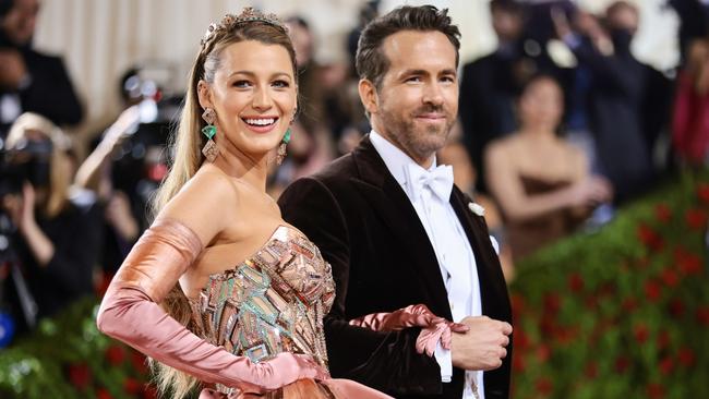 Blake Lively and Ryan Reynolds kick off the Met Gala red carpet. Picture: Getty