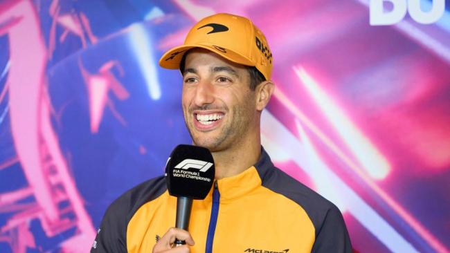 Daniel Ricciardo had a mini win over his teammate in qualifying. Photo: Geoff Robins/AFP