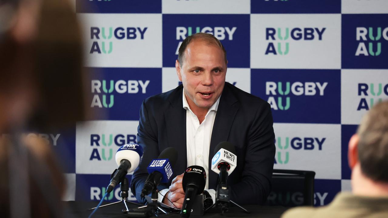 Rugby Australia chief executive says picking the right coach is a priority. Picture: Matt King/Getty Images