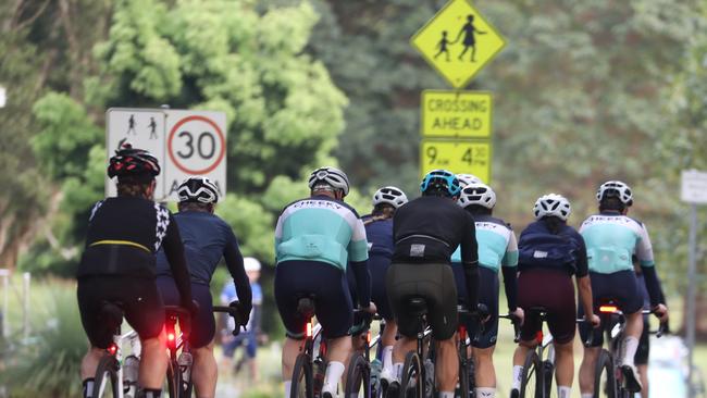 Centennial Park is a popular place for cyclists of all levels. Picture: John Grainger