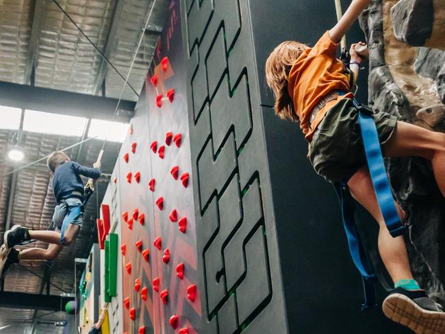 Funtopia Maribyrnong is facing charges after an eight-year-old child fractured its spine when it fell seven metres from a rope ladder inside the playground. Picture: Facebook