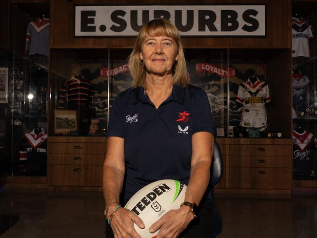 Sydney Roosters' Cathy King is set to be made a life member of the foundation club. Picture: Roosters Digital