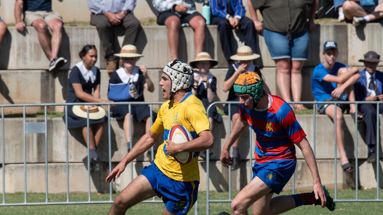 Downlands Second XV vs TGS Second XV. 2024 O'Callaghan Cup day at Downlands College. Photo by Nev Madsen